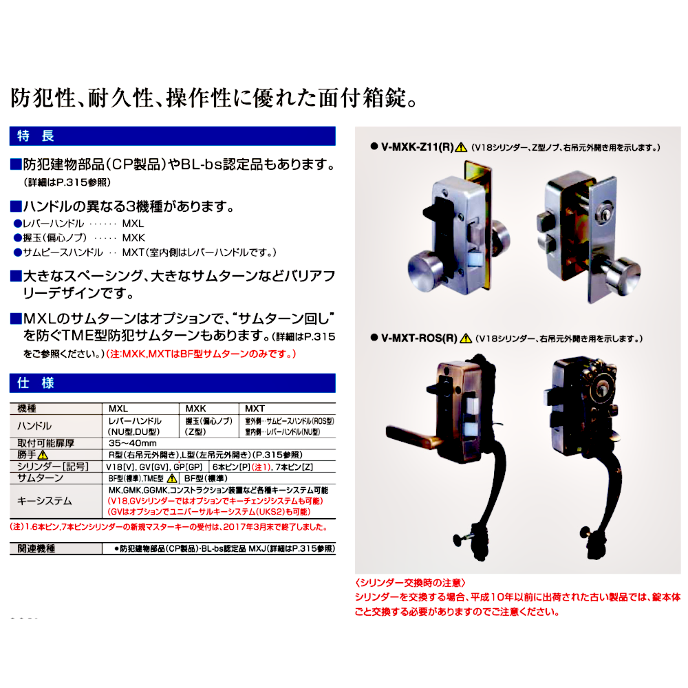 世界的に有名な GOAL ゴール P-L435 DU R 面付レバーハンドル錠 PL435DU