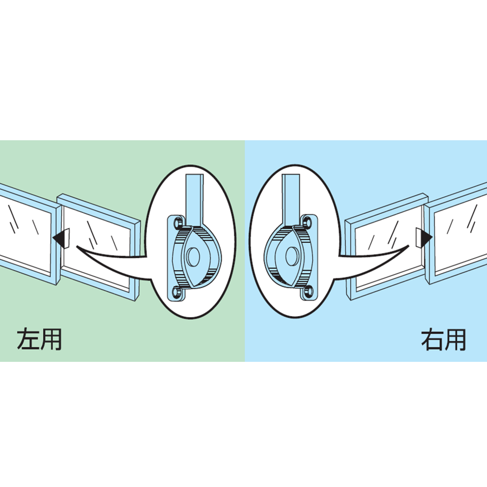 Kシリーズ クレセント【KC-57】【不二サッシ】 / 鍵と電気錠の通販