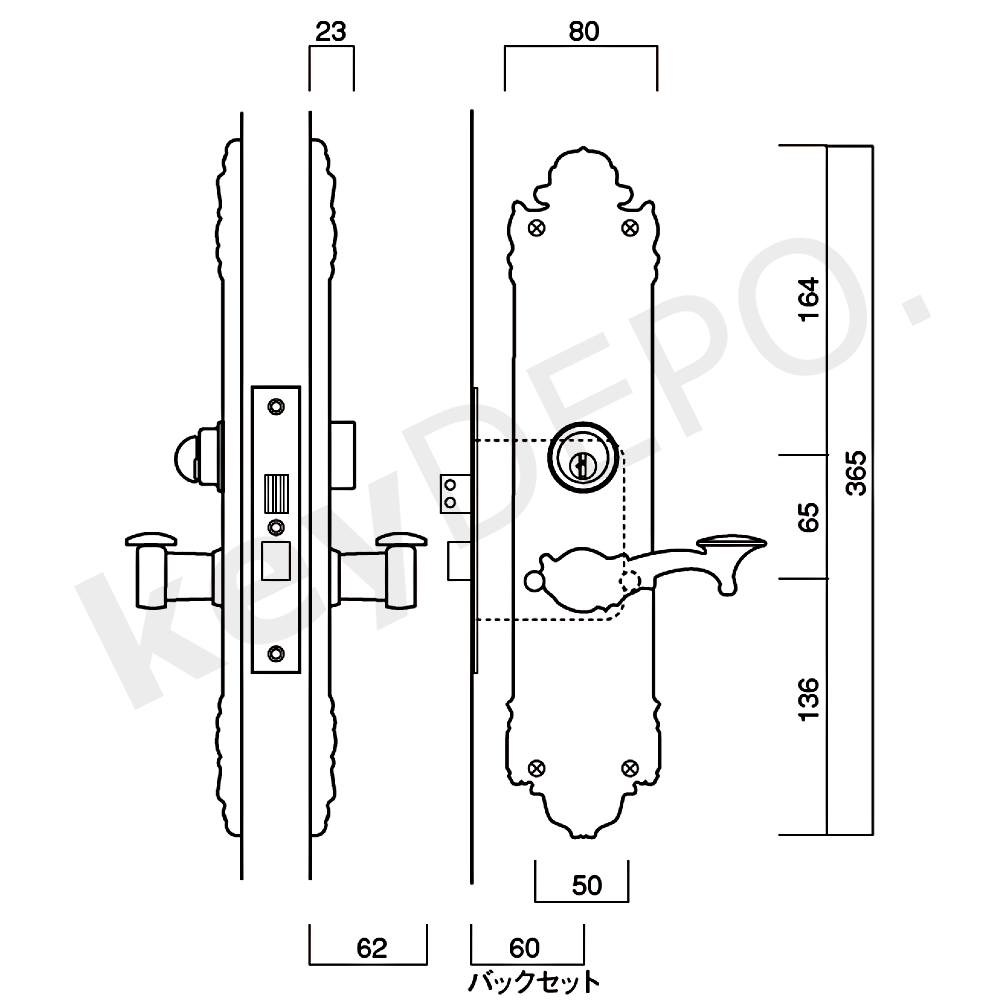 古代 装飾錠 セントリー K-101