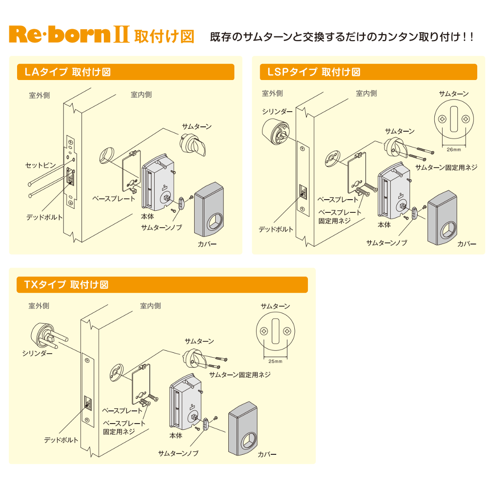 返品交換不可】 リモコン電気錠 Re BornII リ ボーン2 専用 リモコンキー